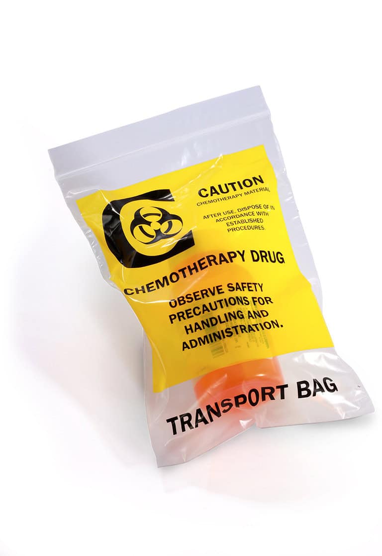 Chemo Therapy Poly Lab Bags 4 Mil Simply Polybags