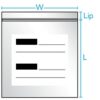parts bag with white block