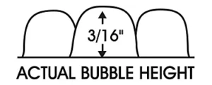 bubble mailer height