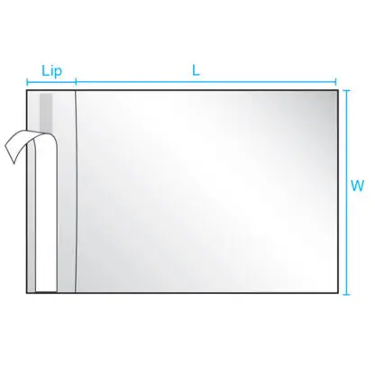 d lip and tap bag drawing